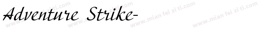 Adventure Strike字体转换